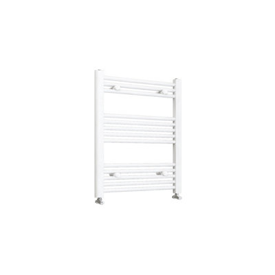 AVER-GROWTH Bathroom Vertical Straight Heated Towel Rail Radiator Ladder Warmer White 800X600mm from B&Q