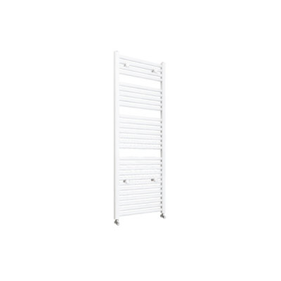 AVER-GROWTH Bathroom Vertical Straight Heated Towel Rail Radiator Ladder Warmer White 28 Bars 1200X450mm from B&Q