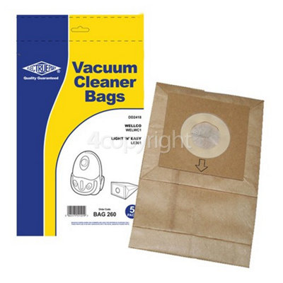 Electruepart Compatible Type 10 Dust Bag (Pack Of 5)Bag260