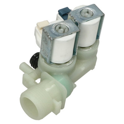  - Compatible Washing Machine Double Solenoid Inlet Valve Unit With Protected (Push) ConnectorsVal9336