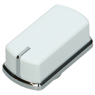 Stoves Genuine Cooker Control KnobWhite/chromeStv083240905 from B&Q