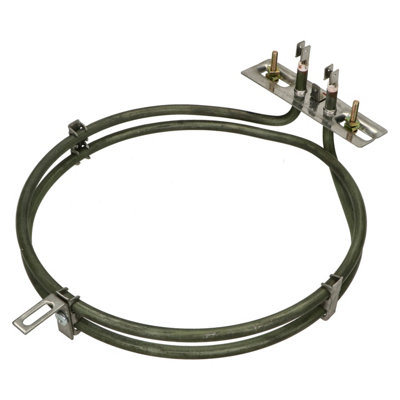 Electruepart Compatible  Universal Fan Oven Element 2200W Short NeckEle4014 from B&Q