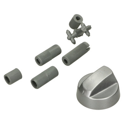 Universal Multifit Cooker Control KnobSilver from B&Q