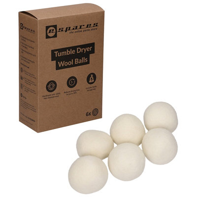 Electruepart Tumble Dryer Wool BallsPack Of 6 from B&Q
