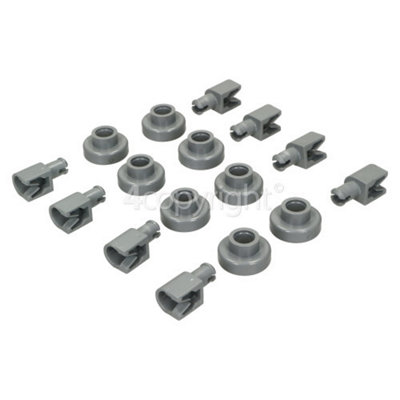Electruepart Compatible Upper Basket Wheel Pack Of 8Whl9290 (Duplicate) from B&Q