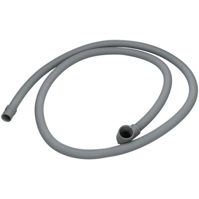 Indesit Genuine 2.05Mtr Washing Machine Drain Hose 17mm With Right Angle End 31mm Dia.s' from B&Q
