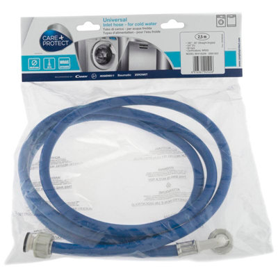 Hoover Compatible Washing Machine 2.5M Cold Water Inlet Hose Blue 10X15mm DiameterHvr35601822 from B&Q