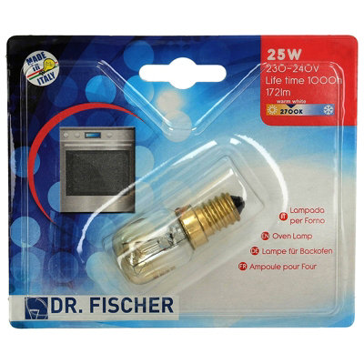 Electrupart Compatible Spare PartUniversal 25W Oven Lamp Ses/e14 240V