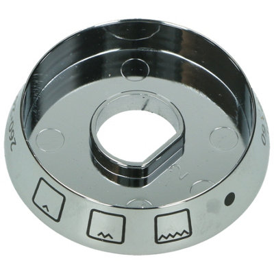 Stoves Genuine Top Oven/grill Control Knob BezelChromeStv083576225 from B&Q