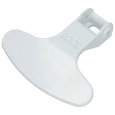 Electruepart Compatible Door HandleWhiteDor9483 from B&Q