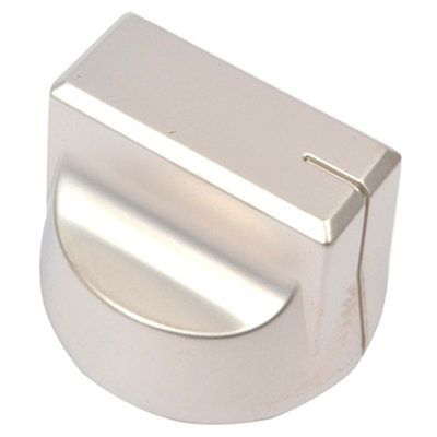 Hob Hotplate Control KnobSilver from B&Q