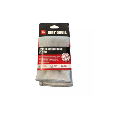 Dirt Devil Grey Microfibre High Quality Durable Scrub Cloth 30 X 30Cm - Cloth - 30 X 30Cm - Image 3