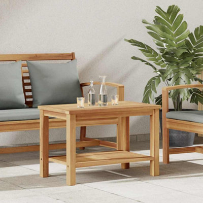 Berkfield Coffee Table Brown 70 X 40 X 45 Cm Solid Teak Wood from B&Q