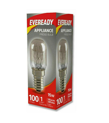 Appliance Fridge Bulb 15W Warm White Eveready 100 Lumens 240V from B&Q