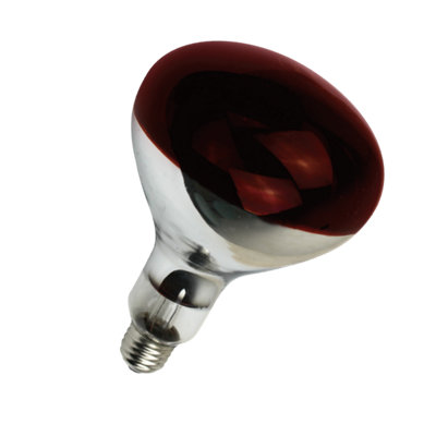 Eveready 250W Es Red R125 Infrared Reflector Lamp from B&Q