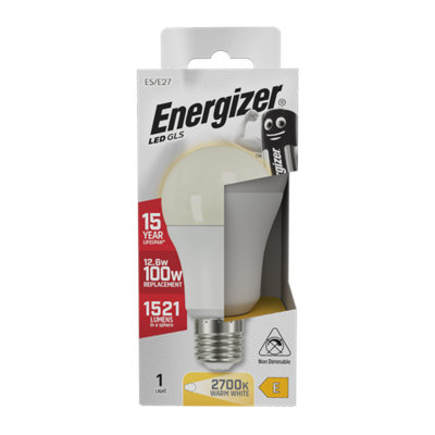 Energizer Led Gls E27 1521Lm 12.6W 2700K (Warm White) Light BulbPack Of 1 from B&Q
