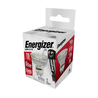 Energizer 4.7W Gu10 4000K Led Bulb - Cool White