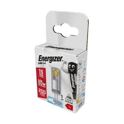 Energizer 2.4W Led G4 Capsule 6500K 200LmDaylight from B&Q