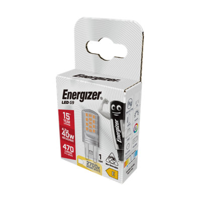Energizer 4.2W Led G9 2700K 470LmExtra Warm White from B&Q