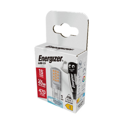 Energizer 4.2W Led G9 6500K 470LmDaylight from B&Q