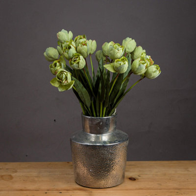 Hill Interiors Uk Homeliving Artificial Green Tulip