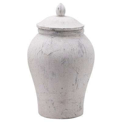 Hill Interiors Bloomville Large Stone Ginger Jar from B&Q