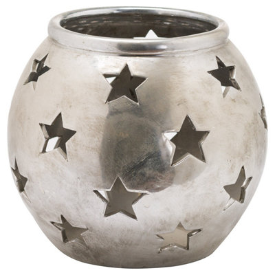 Hill Interiors Aspen Star Small Tea Light Lantern from B&Q