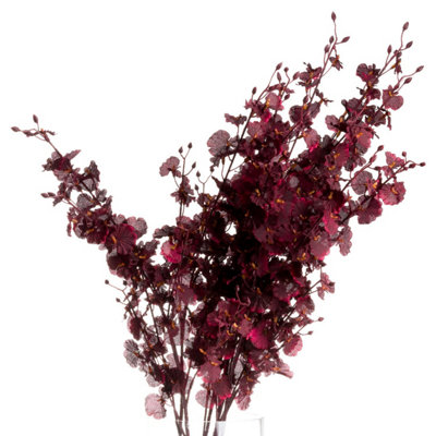 Hill Interiors Uk Homeliving Deep Orchid Spray Burgundy
