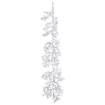 Hill Interiors Uk Homeliving Artificial Snowy Garland