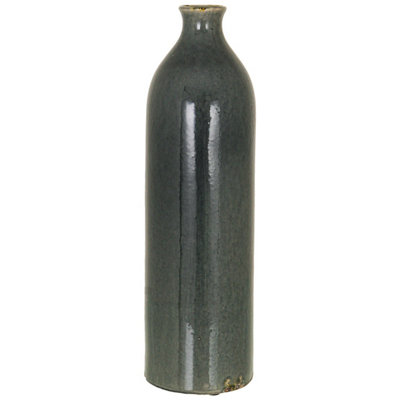 Hill Interiors Uk Homeliving Garda Grey Glazed Gisela Vase from B&Q