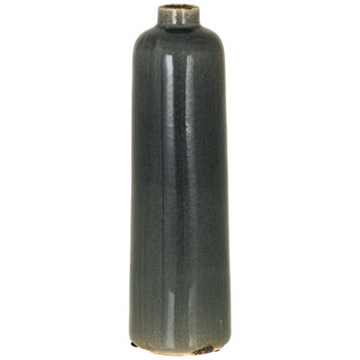 Hill Interiors Uk Homeliving Garda Grey Glazed Raine Vase from B&Q
