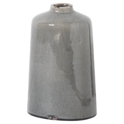 Hill Interiors Uk Homeliving Garda Grey Glazed Liv Vase from B&Q