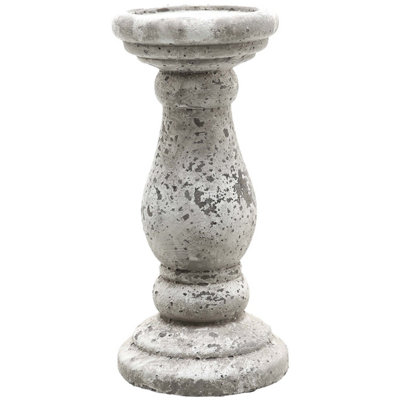Hill Interiors Stone Ceramic Candle Holder Small