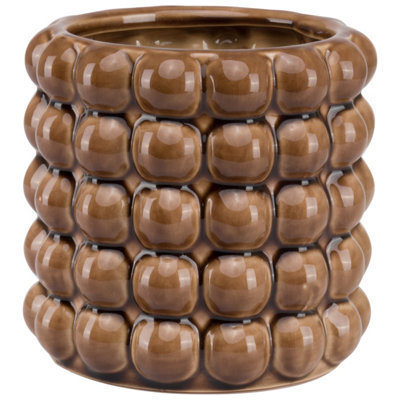 Seville  Collection  Caramel  Bubble  Planter from B&Q
