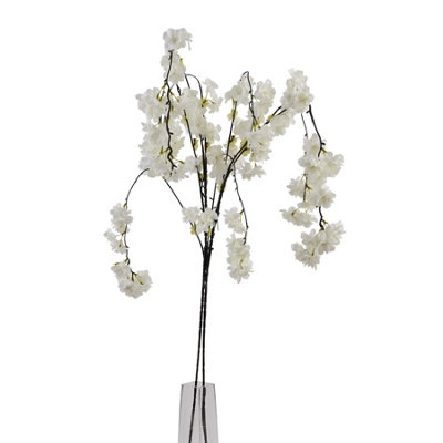 Hill Interiors Cherry Blossom White Stem Faux Plant from B&Q