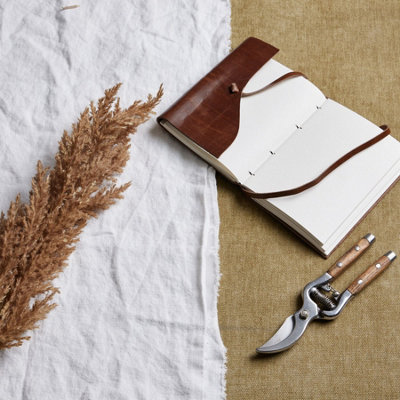 Taupe  Faux  Dried  Pampas  Grass  Stem from B&Q