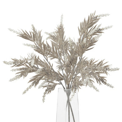 B&Q Taupe And Large Branch Ivory