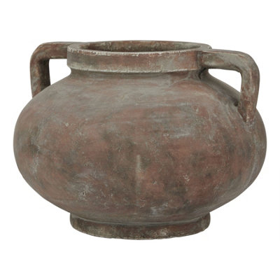 Siena  Brown  Large  Pelike  Pot from B&Q