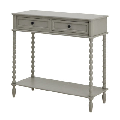B&Q -  The Camden Collection Two Drawer Console Table Modern Storage Furniture