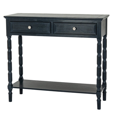 Hill Interiors Contour Collection 2 Drawer Console from B&Q