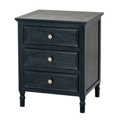 Hill Interiors Contour Collection 3 Drawer Side Table from B&Q