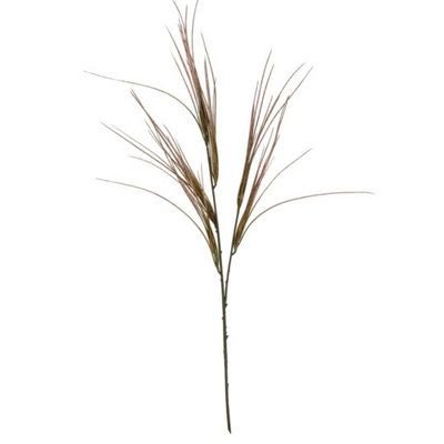 Hill Interiors Brome Grass Spray Artificial FlowerPlasticL22 X W15 X H104 CmGreen from B&Q