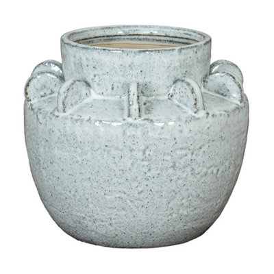 Hill Interiors Dara Medium Hydria VaseCeramicL23 X W23 X H22 CmWhite from B&Q