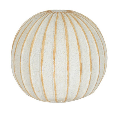 Hill Interiors Grove Small Decorative BallCeramicL10 X W10 X H9 CmWhite from B&Q