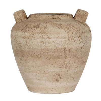 Hill Interiors Terra Medium Urn Vase With HandlesCeramicL29 X W29 X H29 CmBrown from B&Q