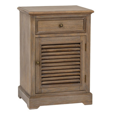 B&Q -  Delphine Collection 1 Drawer 1 Door Chest Right HandWoodL38 X W50 X H72 CmBrown