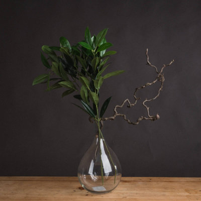 Hill Interiors Bay Leaf Spray Faux Plant Single from B&Q