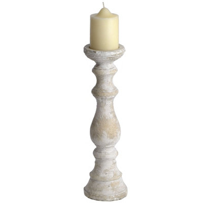Hill Interiors Uk Homeliving Large Stone Candle Holder from B&Q