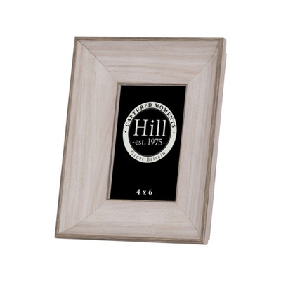 Hill Interiors White Washed Wood Photo Frame 4X6 from B&Q