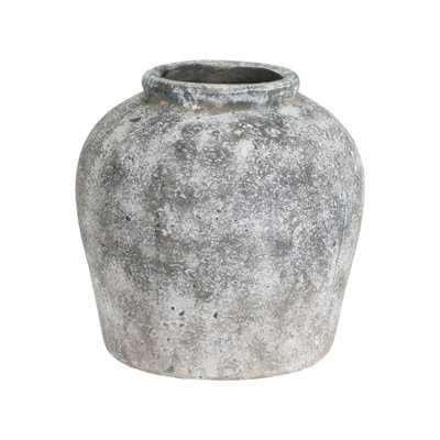 Hill Interiors Uk Homeliving Aged Stone Ceramic Vase from B&Q
